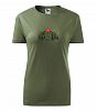 Dámské myslivecké tričko 134 PXT CREATIVE s přírodou khaki vel. XL - Obrázek (5)