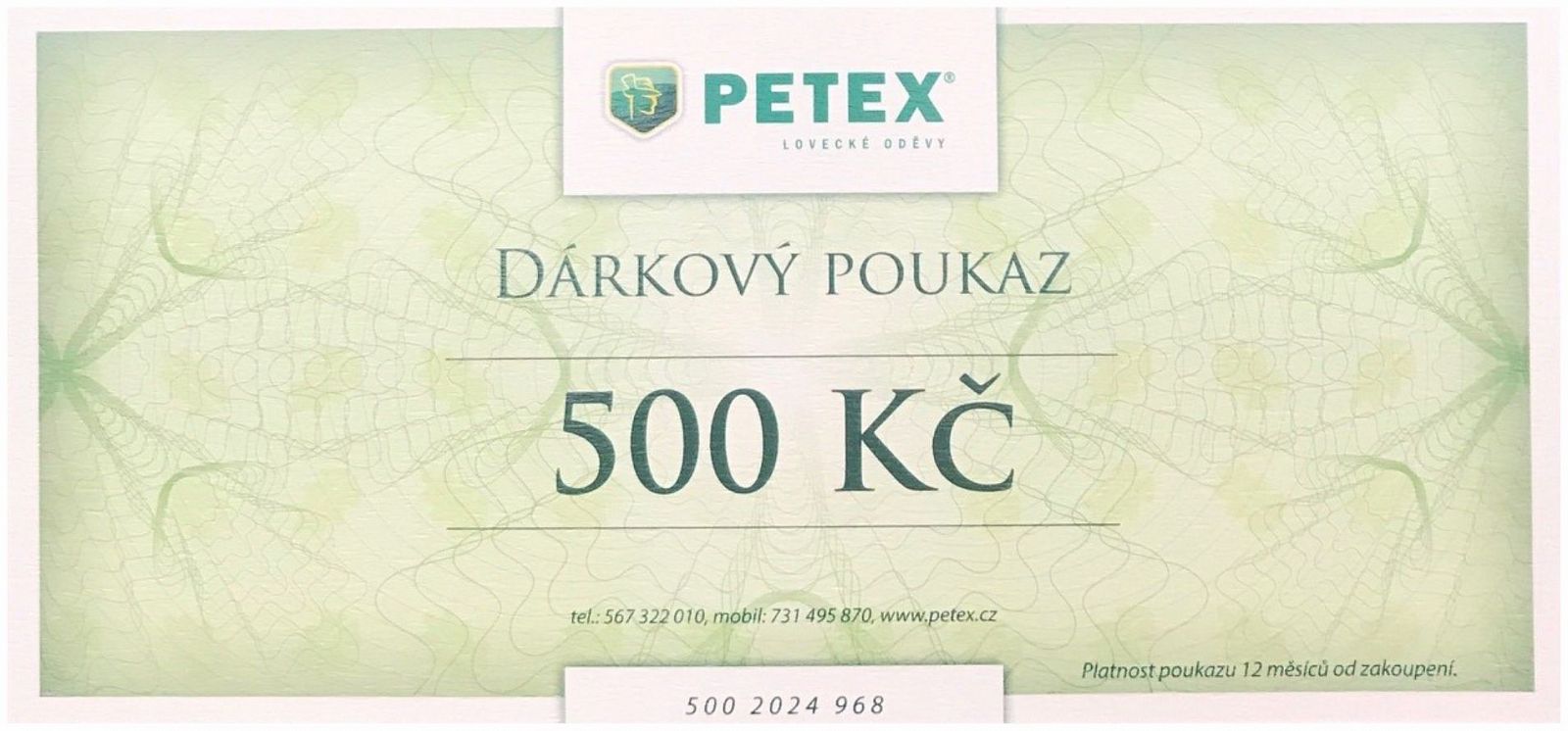 Dárkový poukaz 500 Kč